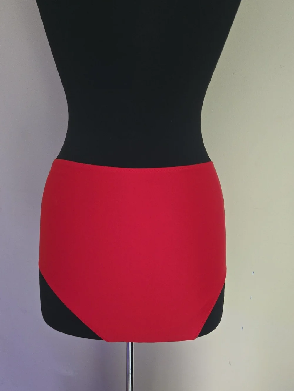 aerie High-Waisted Full Coverage Bikini Bottoms in Red